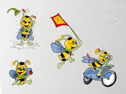 KEM, Kemy die Biene: Maskottchen <br> <button class="galerie">mehr lesen</button>