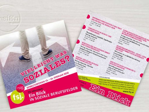 FSJ: Corporate Design<br> <button class="galerie">mehr lesen</button>