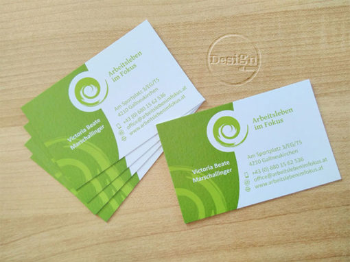 ARBEITSLEBEN IM FOKUS: Visitenkarten