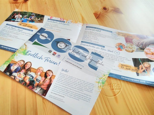Gemeindepost Zwettl, Sommerprogramm: Folder