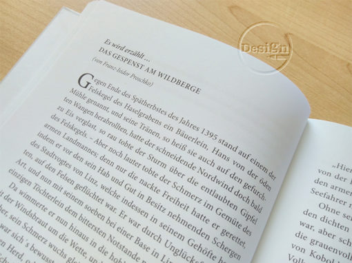 Steinmaßl Verlag: Buchsatz